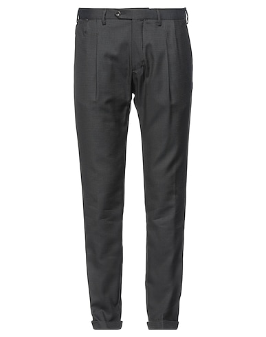 BRIGLIA 1949 Casual pants Charcoal 55% Virgin Wool, 45% Cotton