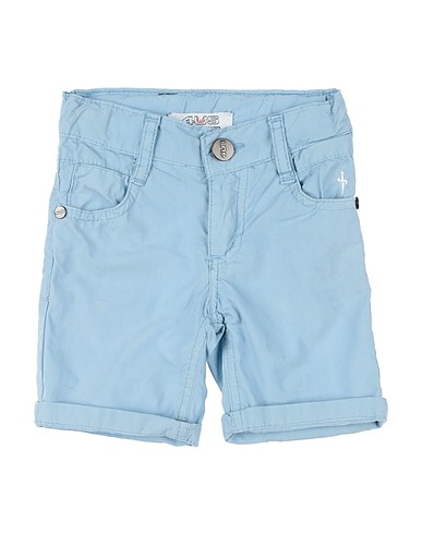 PACIOTTI 4US Shorts & Bermuda Sky blue 100% Cotton