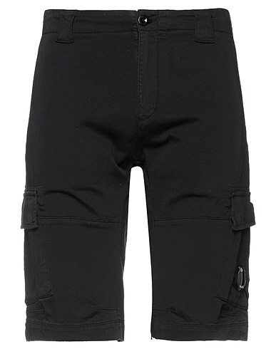 C.P. COMPANY Shorts & Bermudas Schwarz 98% Baumwolle, 2% Elastan