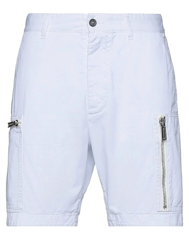 DSQUARED2 Shorts & Bermuda Bianco 97% Cotone, 3% Elastan