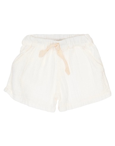1 + IN THE FAMILY Shorts & Bermudas Weiß 100% Baumwolle