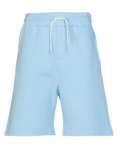 THE FUTURE Pantalone felpa Celeste 100% Cotone