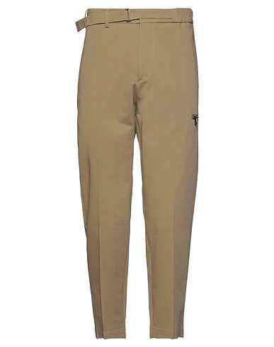 BE ABLE Casual trouser Military green 97% Cotton, 3% Elastane