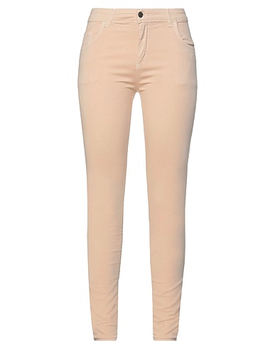 KONTATTO Casual trouser Beige 97% Cotton, 3% Elastane