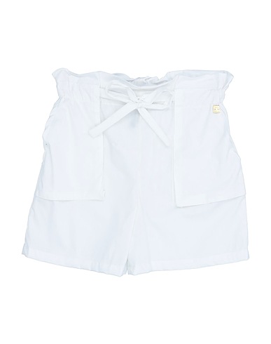 MANILA GRACE Shorts y Bermudas Blanco 65% Algodón, 30% Nailon, 5% Elastán