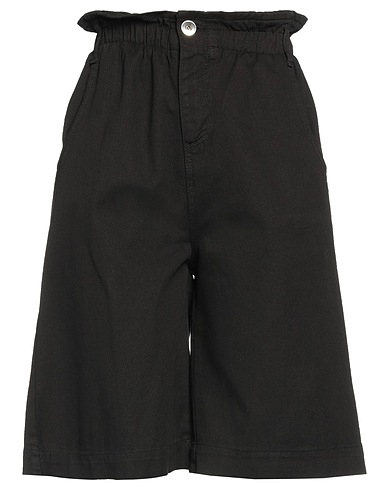 BRAND UNIQUE Shorts & Bermuda Black 100% Cotton