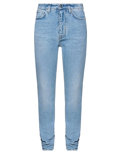 2W2M Denim pants Blue 72% Cotton, 28% Hemp, Polyester