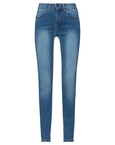 ANIMAGEMELLA Denim pants Blue 92% Cotton, 4% Elastomultiester, 4% Elastane
