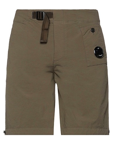 C.P. COMPANY Shorts & Bermuda Verde militare 88% Poliammide, 12% Elastan