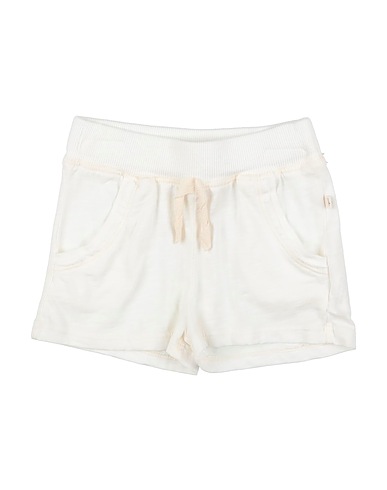1 + IN THE FAMILY Shorts & Bermuda Off white 100% Cotton, Elastane