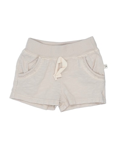 1 + IN THE FAMILY Shorts & Bermuda Beige 100% Cotton, Elastane