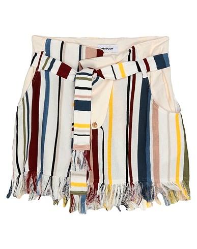 AMBUSH Shorts & Bermuda Ivory 55% Linen, 45% Cotton