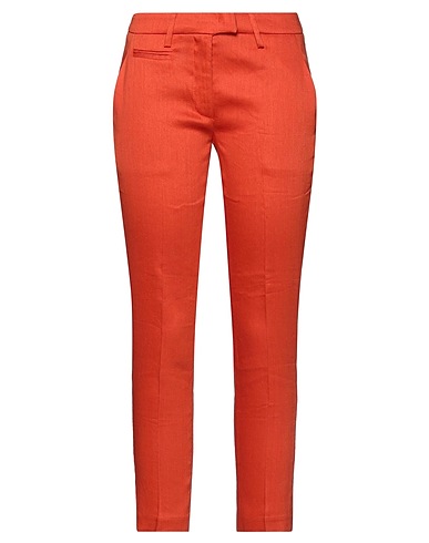 DONDUP Casual trouser Rust 61% Linen, 36% Viscose, 3% Elastane
