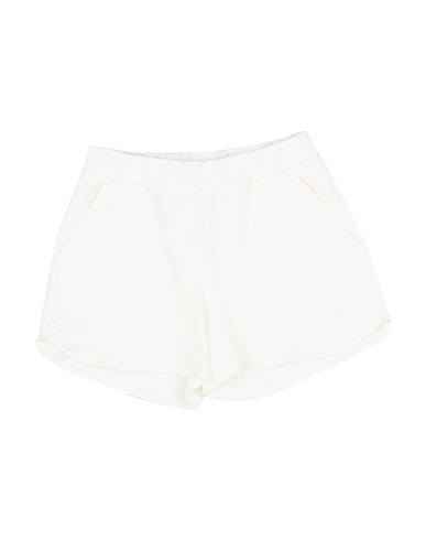 ELISABETTA FRANCHI Shorts & Bermuda White 95% Cotton, 5% Elastane