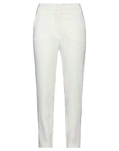 SOALLURE Pantalone Bianco 100% Poliestere