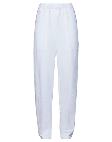 8PM Pantalon BIANCO 60% Viscose, 40% Lin