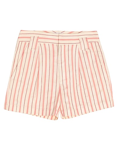 DONDUP Shorts & Bermuda Mattone 53% Cotone, 19% Viscosa, 15% Acetato, 12% Lino, 1% Elastan