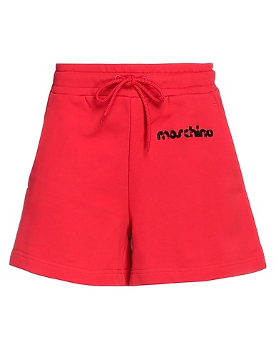 MOSCHINO Pantalone felpa Rosso 100% Cotone