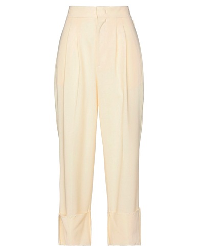 ERIKA CAVALLINI Hosen Elfenbein 53% Polyester, 43% Wolle, 4% Elastan