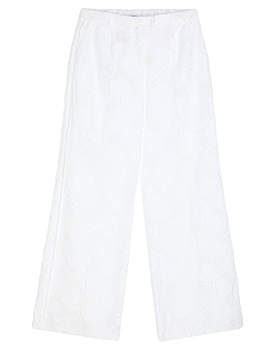BEATRICE .B Casual trouser White 100% Cotton