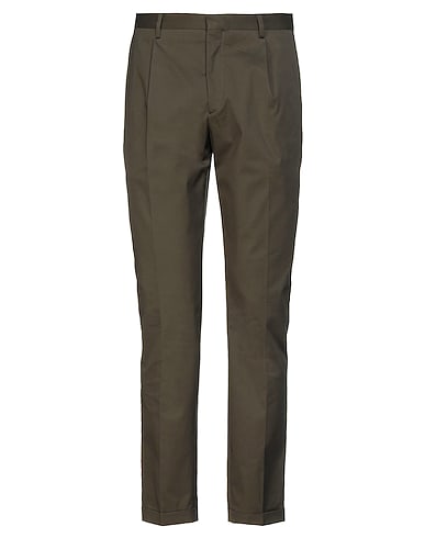 BORGIA  Milano Casual trouser Military green 97% Cotton, 3% Elastane