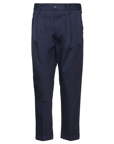 BORGIA  Milano Casual pants Blue 65% Polyester, 35% Cotton