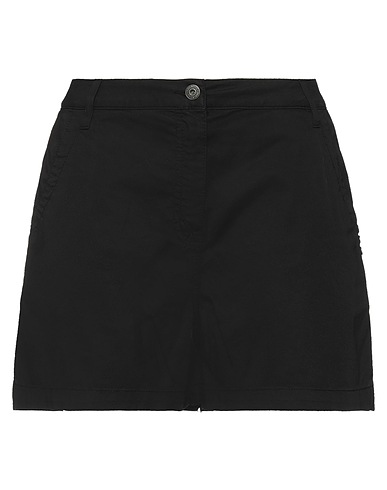 BIKKEMBERGS Shorts & Bermuda Black 97% Cotton, 3% Elastane