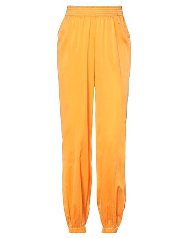 JIJIL Casual trouser Orange 58% Cotton, 35% Silk, 7% Elastane