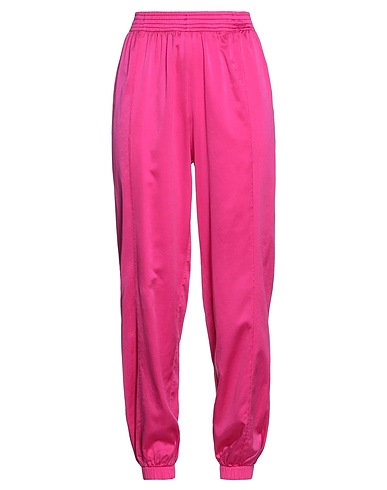 JIJIL Casual pants Fuchsia 58% Cotton, 35% Silk, 7% Elastane