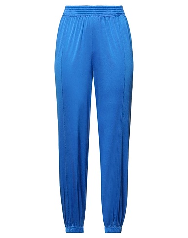 JIJIL Casual trouser Blue 58% Cotton, 35% Silk, 7% Elastane