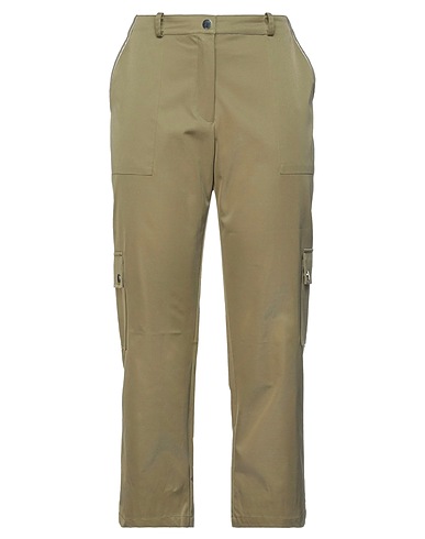 TWINSET Casual trouser Military green 100% Polyester, Viscose