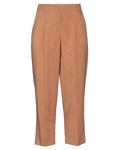KAOS JEANS Pantalone Cammello 60% Viscosa, 40% Lino