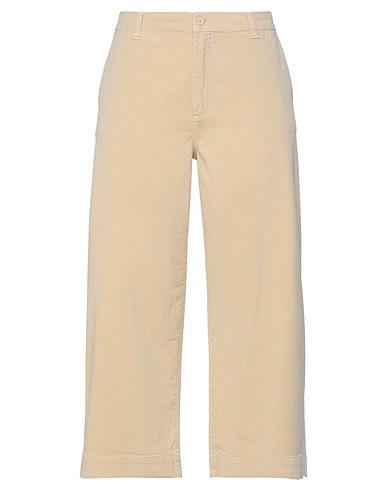 TWINSET Casual pants Sand 97% Cotton, 3% Elastane