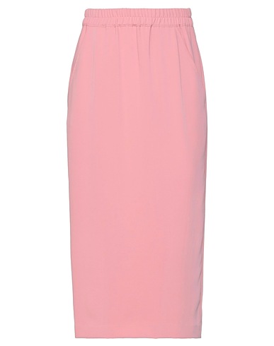 SEMICOUTURE Midi skirt Salmon pink 100% Polyester