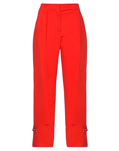 BEATRICE .B Casual trouser Red 96% Cotton, 4% Elastane