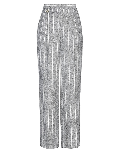 LORENA ANTONIAZZI Casual trouser Midnight blue 74% Linen, 26% Polyamide