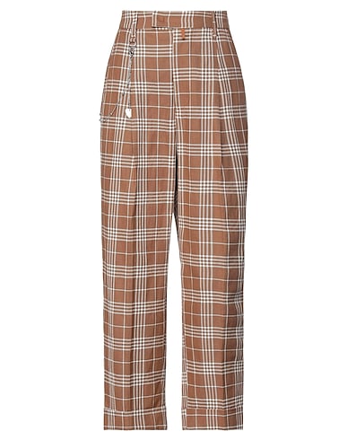 HIGH Casual trouser Camel 99% Cotton, 1% Elastane