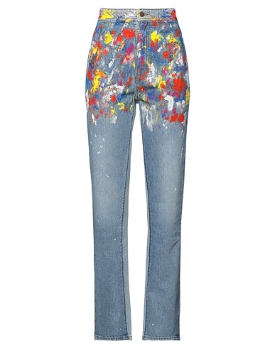 PHILOSOPHY di LORENZO SERAFINI Denim trousers Blue 100% Cotton
