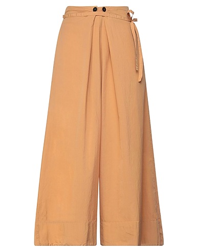 ALESSIA SANTI Wide-leg trousers CAMMELLO 100% Cotton
