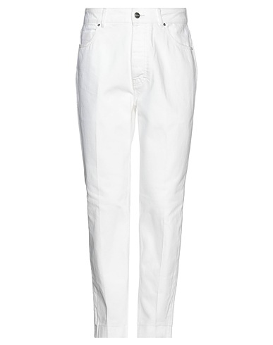 HAIKURE Denim trousers White 100% Cotton