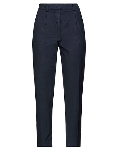 SKILLS & GENES Casual trouser Midnight blue 97% Cotton, 3% Elastane