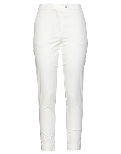 MÊME by GIAB'S Casual pants White 98% Cotton, 2% Elastane