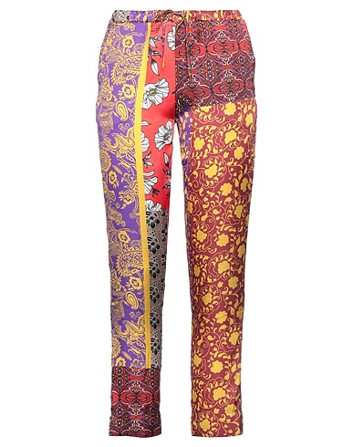 MANILA GRACE Pantalone Bordeaux 100% Viscosa