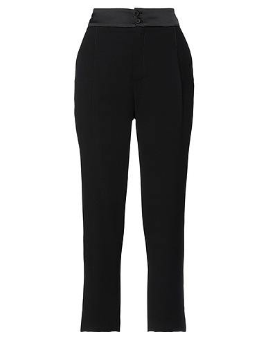 HANITA Casual trouser Black 100% Polyester