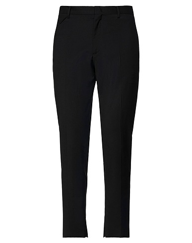 LOW BRAND Casual trouser Black 80% Virgin Wool, 18% Metallic fiber, 2% Elastane