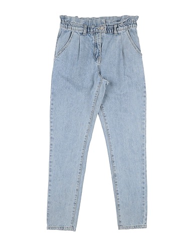 MANILA GRACE Denim trousers Blue 100% Cotton