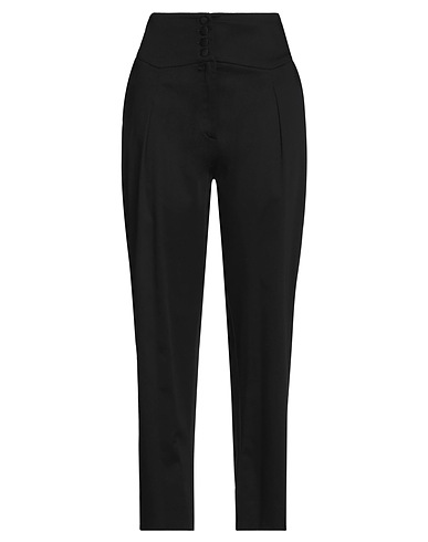 JIJIL Casual trouser Black 97% Cotton, 3% Elastane