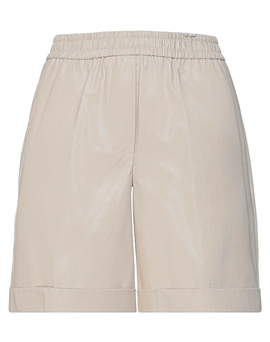 NUDE Shorts & Bermuda Beige 60% Polyurethane, 40% Viscose