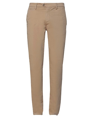 TELERIA ZED Casual trouser Beige 97% Cotton, 3% Lycra®