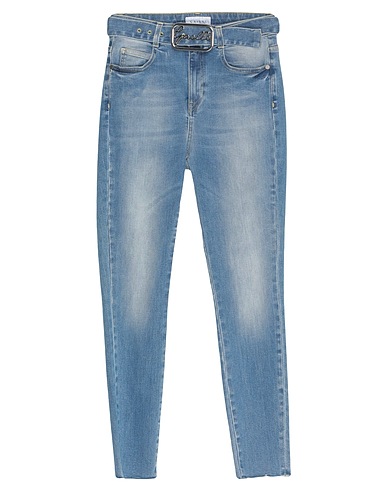 GAëLLE Paris Denim pants Blue 98% Cotton, 2% Elastane